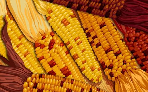 Illustration zum Artikel Wallpaper Roundup: Turkey Time und Pumpkin Pie